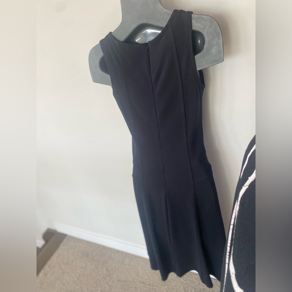 Jacob Blue Sheath Midi Dress Sleeveless Scoop Neck/ woman’s size 3/4 - Picture 2 of 15